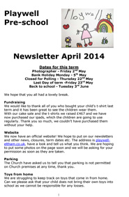 NEWSLETTER April 2014-1