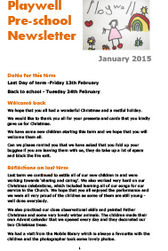 NEWSLETTER January 2015