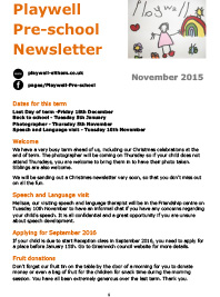 NEWSLETTER November 2015