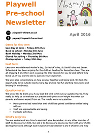 NEWSLETTER April 2016-1