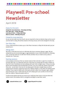Playwell April 2018