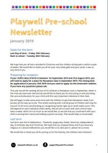 jan newsletter